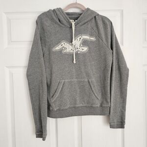 Grey Hollister Pullover Hoodie Jacket Size Medium